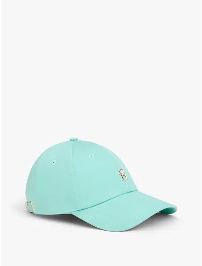 Tommy Hilfiger Monogram Logo Baseball Cap In Green
