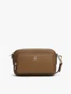 Tommy Hilfiger Monogram Logo Crossbody Bag In Brown