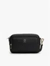 Tommy Hilfiger Monogram Logo Crossbody Bag In Black