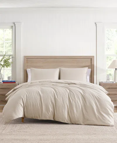 TOMMY HILFIGER MONOGRAM MATELASSE 3-PC. DUVET COVER SET, FULL/QUEEN