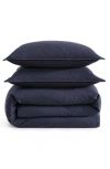 Tommy Hilfiger Micro Pique Comforter Bedding Set In Blue