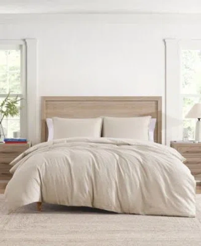 Tommy Hilfiger Monogram Matelasse Duvet Cover Set In Brown