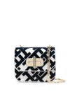 Tommy Hilfiger Monogram-pattern Crossbody Bag In 中性色