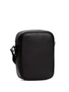 Tommy Hilfiger Monogram-pattern Messenger Bag In Black