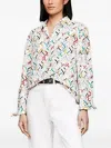 Tommy Hilfiger Monogram-pattern Shirt In White