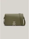 Tommy Hilfiger Monogram Plaque Crossbody Bag In Utility Olive