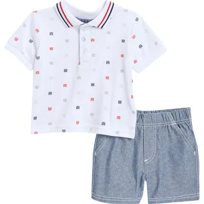 Tommy Hilfiger Babies'  Monogram Polo & Shorts Set