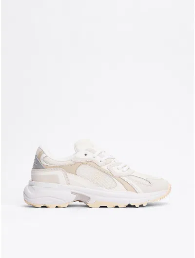 Tommy Hilfiger Monogram Rugged Runner Sneaker In Classic Beige/ancient White