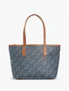 Tommy Hilfiger Monogram Tote Bag In Space Blue