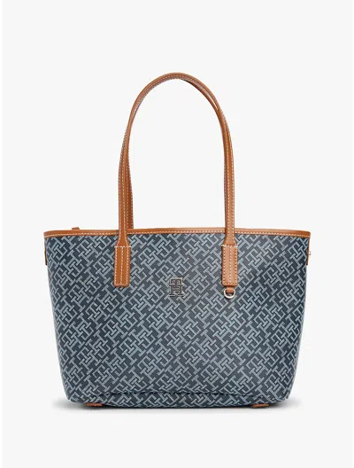 Tommy Hilfiger Monogram Tote Bag In Space Blue