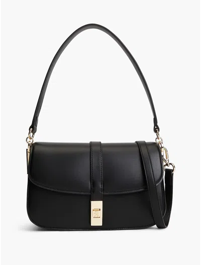 Tommy Hilfiger Heritage Logo-plaque Shoulder Bag In Blue
