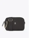 Tommy Hilfiger Monogram Twill Crossbody Bag In Black