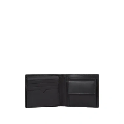 Tommy Hilfiger Monogram Wallet In Black