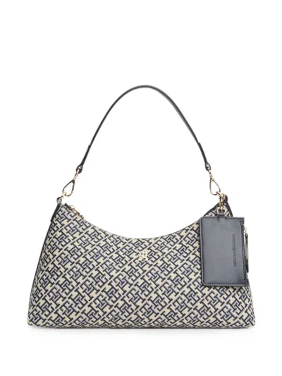 Tommy Hilfiger Monogram-pattern Logo-plaque Shoulder Bag In Multi
