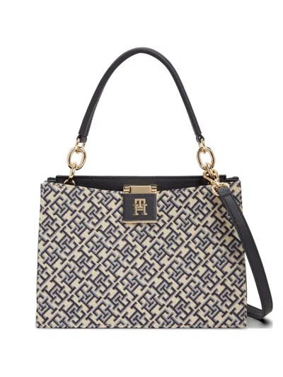 Tommy Hilfiger Monogram-print Tote Bag In Yellow