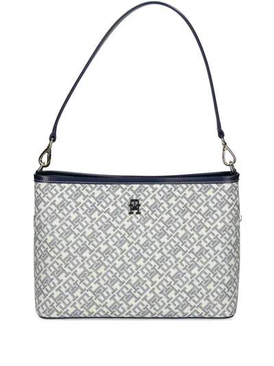 Tommy Hilfiger Monoplay Shoulder Bag In Neutrals