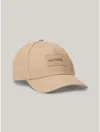 Tommy Hilfiger Monotype Patch Baseball Cap In Beige