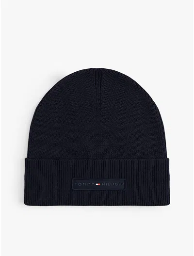 Tommy Hilfiger Monotype Patch Rib In Gray