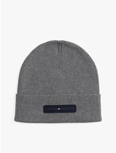 Tommy Hilfiger Monotype Patch Rib In Gray