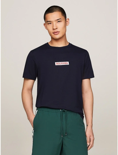 Tommy Hilfiger Monotype Patch T In Navy