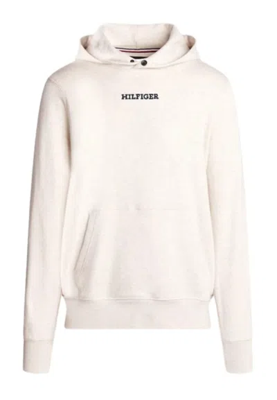Tommy Hilfiger Monotype Stitching Hoody Sweatshirt In Grigio