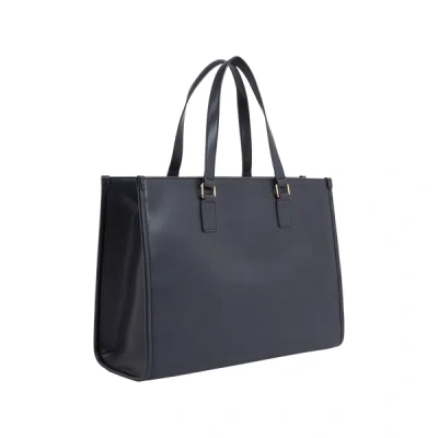 Tommy Hilfiger Monotype Tote Bag In Black