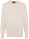 TOMMY HILFIGER TOMMY HILFIGER MOULINE ORGANIC COTTON C NECK CLOTHING