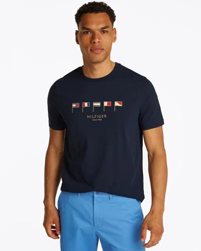 Tommy Hilfiger Multi Flags Mens T Shirt