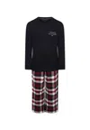 Tommy Hilfiger Multicolor Pajamas For Boy With Logo In Black