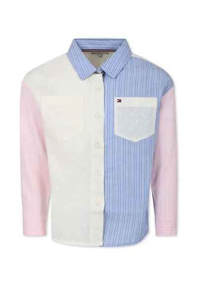 Tommy Hilfiger Kids' Multicolor Shirt For Girl With Flag