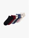 Tommy Hilfiger Multiprint Ankle Sock 6 In Multi