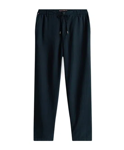 Tommy Hilfiger Murray Straight Leg Trousers In Blue