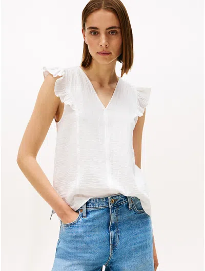 Tommy Hilfiger Muslin Flutter In White