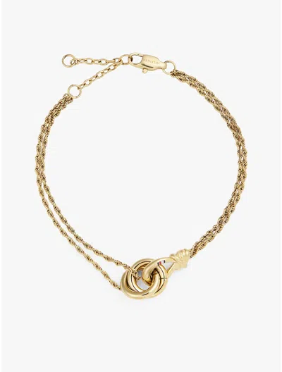 Tommy Hilfiger Nautical Knot Chain Bracelet In Gold