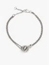 Tommy Hilfiger Nautical Knot Chain Bracelet In Metallic