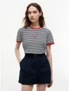 Tommy Hilfiger Nautical Script Monogram Ringer T In White