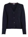 Tommy Hilfiger Navy Blue Cardigan In Blue