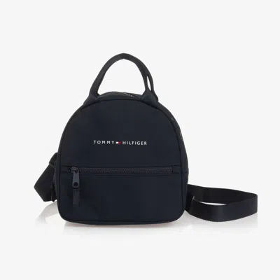 Tommy Hilfiger Navy Blue Lunch Bag (22cm) In Black