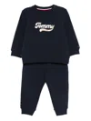 Tommy Hilfiger Navy Blue Tracksuit  In Blue