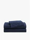 Tommy Hilfiger Navy Sheet Set In Blue