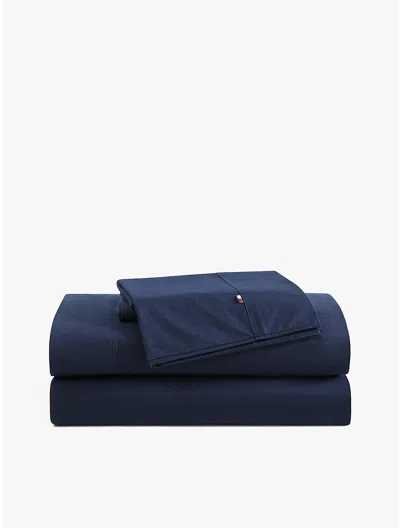 Tommy Hilfiger Navy Sheet Set