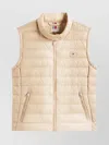 Tommy Hilfiger Neck High Padded Side Sleeveless Pockets In Neutral