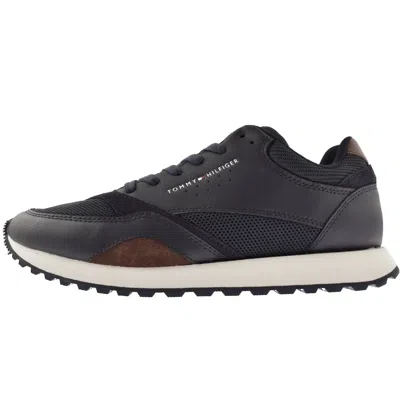 Tommy Hilfiger New Runner Trainers Navy In Blue