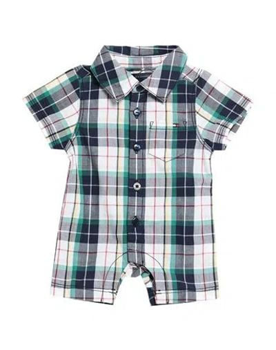 Tommy Hilfiger Newborn Boy Baby Jumpsuits & Overalls Navy Blue Size 3 Cotton In Multi
