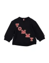 Tommy Hilfiger Newborn Boy Sweatshirt Midnight Blue Size 3 Cotton, Elastane In Black
