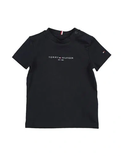Tommy Hilfiger Babies'  Newborn Boy T-shirt Midnight Blue Size 3 Cotton