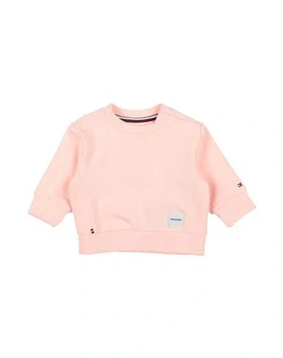 Tommy Hilfiger Babies'  Newborn Girl Sweatshirt Light Pink Size 0 Cotton, Elastane