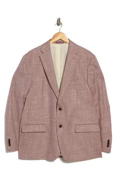 Tommy Hilfiger Notch Lapel Blazer In Brown