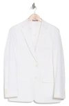 TOMMY HILFIGER TOMMY HILFIGER NOTCH LAPEL LINEN BLEND BLAZER