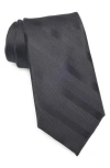 Tommy Hilfiger Nova Stripe Tie In Black